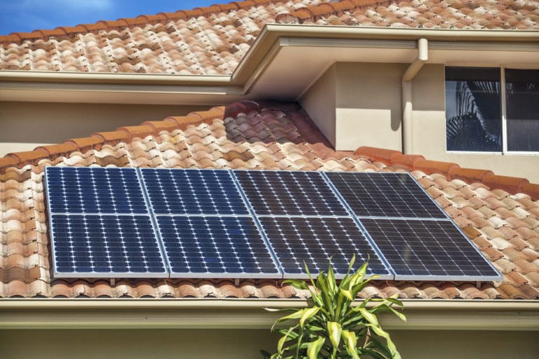 solar panels in ballina installed on home roof